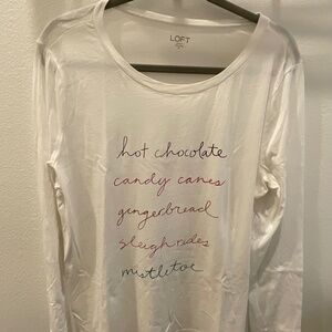 Loft long sleeved tee-shirt